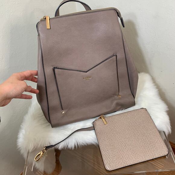 Dune London Womens Backpack Brown Faux Leather with Wallet